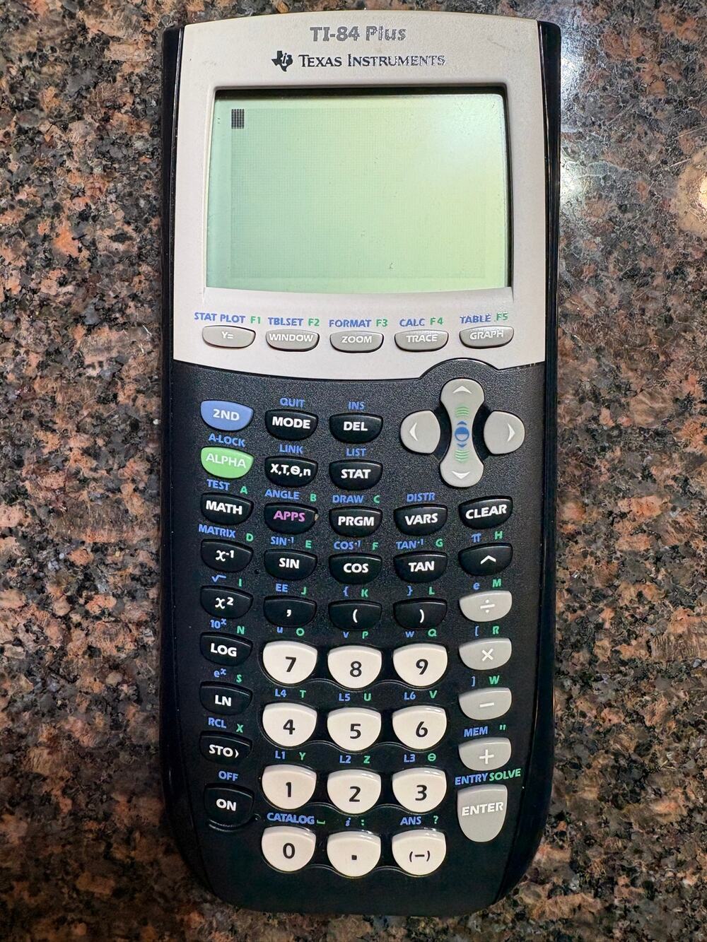 Texas Instruments TI-84 Plus Graphics Calculator - Black Excellent Condition